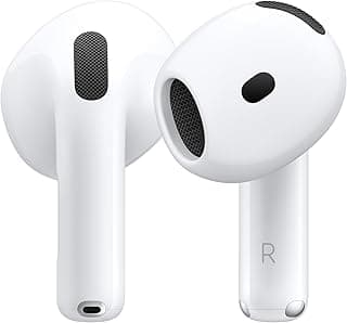 Apple AirPods 4 Bezprzewodowe słuchawki douszne, słuchawki Bluetooth, z aktywną redukcją hałasu, Dźwięk adaptacyjny, Tryb kontaktu, Spersonalizowany dźwięk przestrzenny