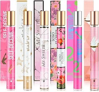 Zestaw prezentowy z luksusowymi perfumami dla kobiet – 6 x 35 ml wody perfumowanej dla kobiet, przenośny, długotrwały olejek perfumowany, podkreślający Twój urok