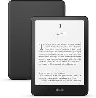 Amazon Kindle Paperwhite (najnowsza generacja) – Nasz najszybszy Kindle w historii, z nowym antyrefleksyjnym ekranem i baterią pozwalającą na całe tygodnie pracy – 16 GB – Czarny